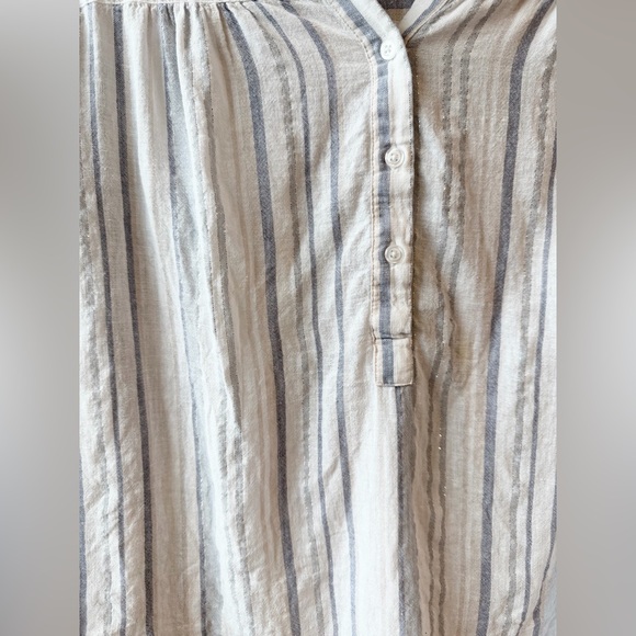 Rails Metallic Chico Linen Blend Button Down - Picture 3 of 4